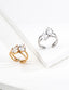 Minimalist Zirconia Sterling Silver Ring Dainty Stackable Ring
