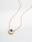 Lapis Lazuli Sterling Silver Charm Necklace
