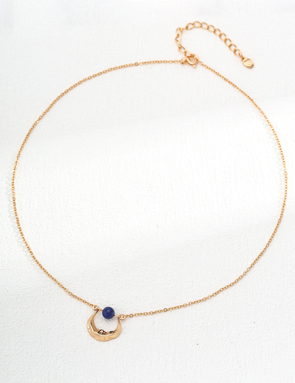 Lapis Lazuli Sterling Silver Charm Necklace