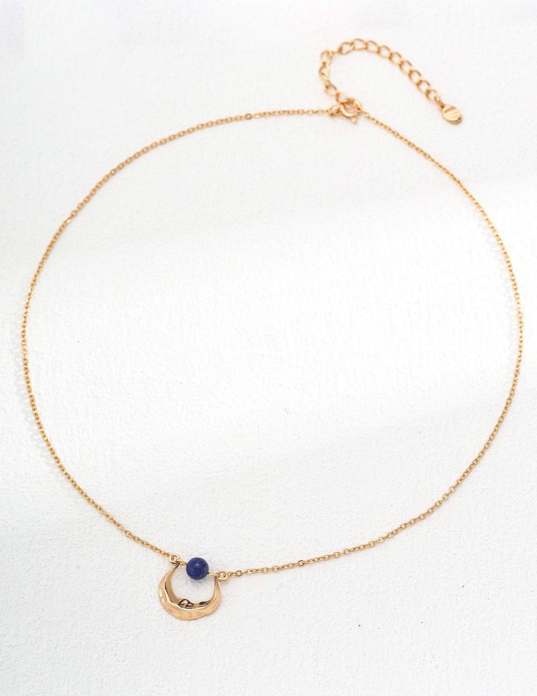 Lapis Lazuli Sterling Silver Charm Necklace