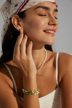Resin Shell Pearl Chain Bracelet – Mixed Beaded Bracelet Designs