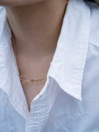 Custom Letter Charm Necklace – Personalized Necklace Stack Design