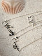 Custom Letter Charm Necklace – Personalized Necklace Stack Design