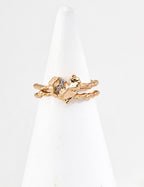 Heart Zirconia Sterling Silver Ring Dainty Stackable Gift Ring
