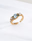 Forest Heartbeat Zircon Sterling Silver Ring