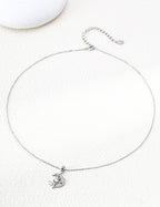 Crescent Moon Charm Necklace Zircon Star Pendant Layered Necklace Stack Design
