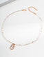 Mother of Pearl Lapis Lazuli Vintage Pearl Sterling silver Charm Necklace