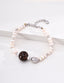 Natural Pearl Glass Beaded Chain Bracelet